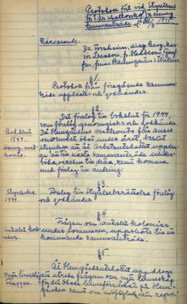 Styrelseprotokoll 1945-03-26