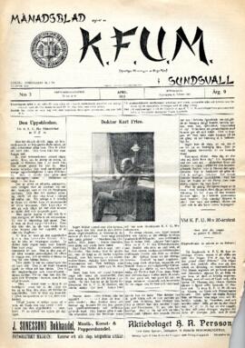 Månadsblad, K.F.U.M i Sundsvall, Nr 3, 1913