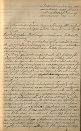 Protokoll 1901-11-12