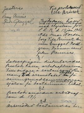 Styrelseprotokoll 1933-01-13