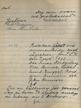 Styrelseprotokoll 1932-09-07