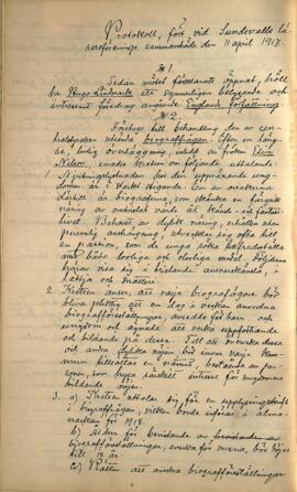 Protokoll 1917-04-11