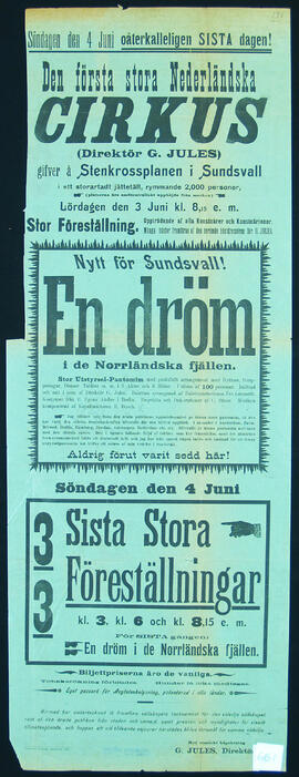 Affisch nr 0661, cirkus