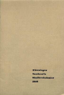 Års- och revisionsberättelse 1946