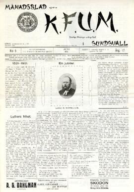 Månadsblad, K.F.U.M i Sundsvall, Nr 5, 1921