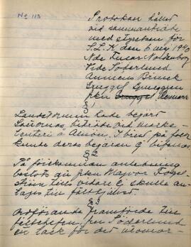 Styrelseprotokoll 1940-05-06