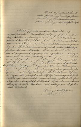 Protokoll 1892-02-26