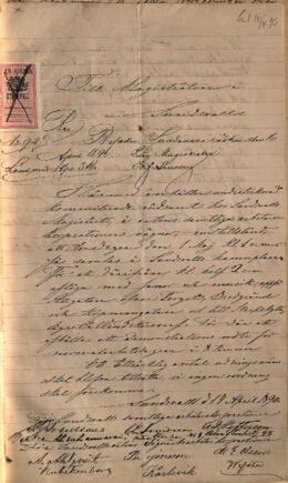 Skrivelse 1890-04-14