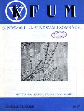 Månadsblad, K.F.U.M i Sundsvall, Nr 5-6, 1947
