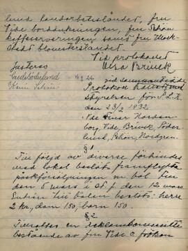 Styrelseprotokoll 1932-02-23