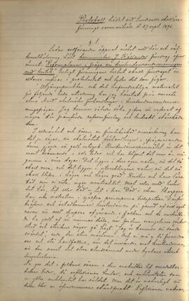 Protokoll 1895-09-27