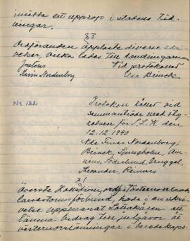 Styrelseprotokoll 1940-12-12