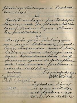 Styrelseprotokoll 1932-10-19