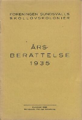 Års- och revisionsberättelse 1935