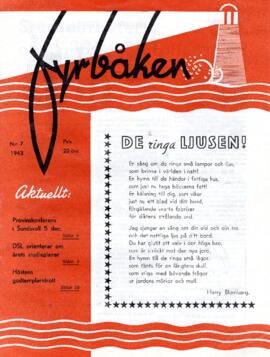 Distriktstidning, Fyrbåken Nr 7, 1943