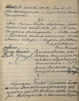 Styrelseprotokoll 1937-06-23