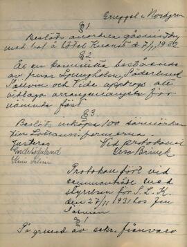 Styrelseprotokoll 1931-11-27
