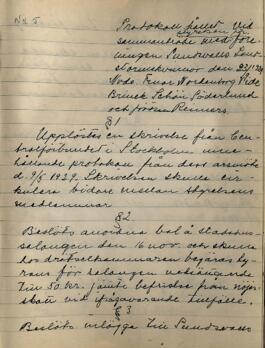 Styrelseprotokoll 1929-09-23