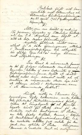 Sammanträdesprotokoll 1901-04-23