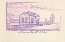 Vykort. Missionshuset, Stöcke
