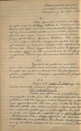 Protokoll 1900-01-30