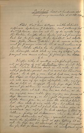 Protokoll 1894-10-23