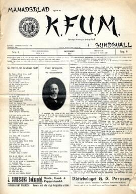 Månadsblad, K.F.U.M i Sundsvall, Nr 7, 1913