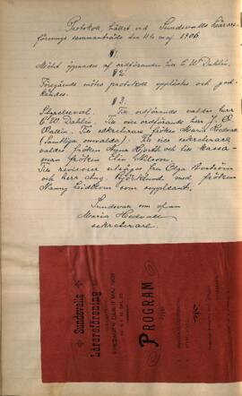 Protokoll 1906-05-11
