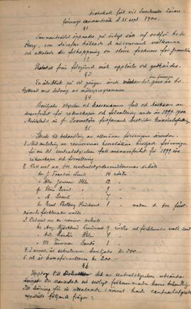 Protokoll 1900-09-25