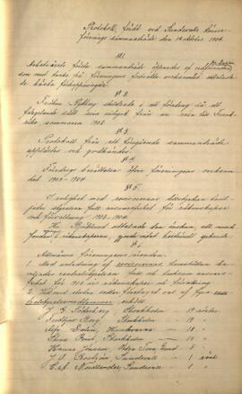Protokoll 1904-10-14