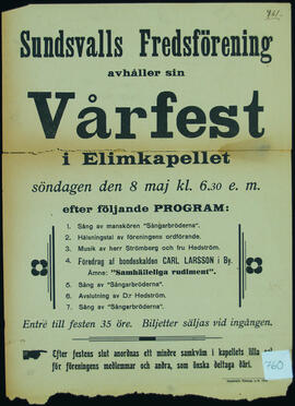 Affisch nr 0760, fest