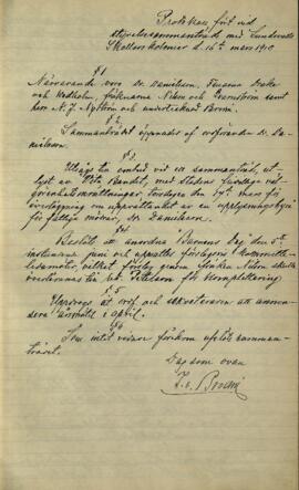 Styrelseprotokoll 1910-03-16