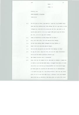 Transkribering, Intervju med Anna Karlsson, Kvissleby, Band 1, sida B, 1981-07-08