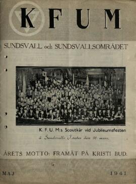 Historik - KFUM_s scoutkår i Sundsvall 30-årsjubileum 1941