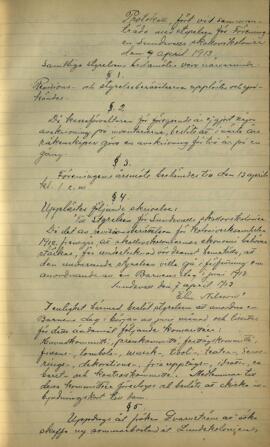 Styrelseprotokoll 1913-04-09