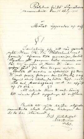 Styrelseprotokoll 1906-08-16
