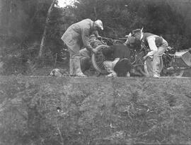 Fotografi, Reparation under bilutflykt, Medelpad, 1917-06-17