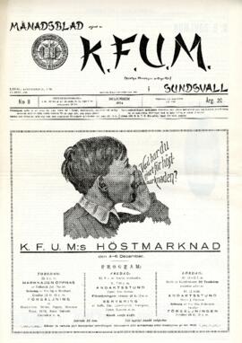 Månadsblad, K.F.U.M i Sundsvall, Nr 8, 1924