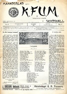 Månadsblad, K.F.U.M i Sundsvall, Nr 8, 1913