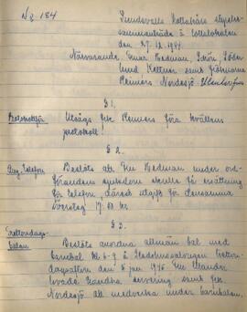 Styrelseprotokoll 1944-12-27