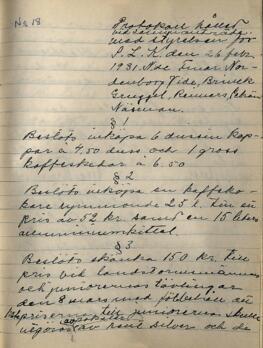 Styrelseprotokoll 1931-02-26
