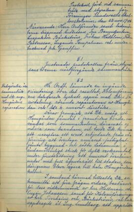Styrelseprotokoll 1946-11-22