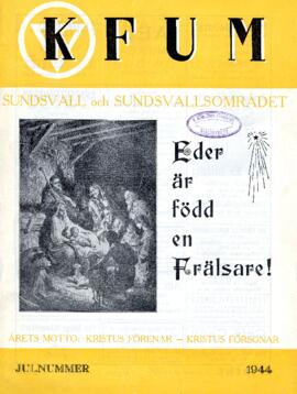 Månadsblad, K.F.U.M i Sundsvall, Nr 8, 1944