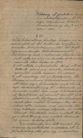 Inkommet protokollsutdrag 1901-04-03/1901-04-04