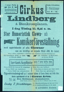 Affisch nr 0316, cirkus