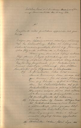Protokoll 1894-05-16