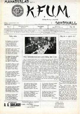 Månadsblad, K.F.U.M i Sundsvall, Nr 7, 1916