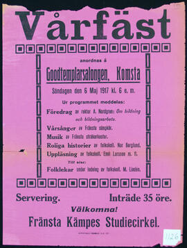 Affisch nr 1126, fest