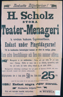 Affisch nr 1091, teater