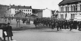 Fotografi, Demonstrationståg, Skolhusallén, 1901